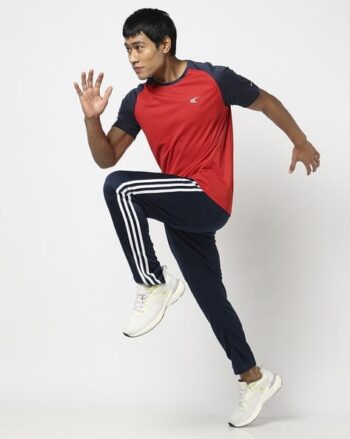 Men Regular Fit Round-Neck Running T-Shirt