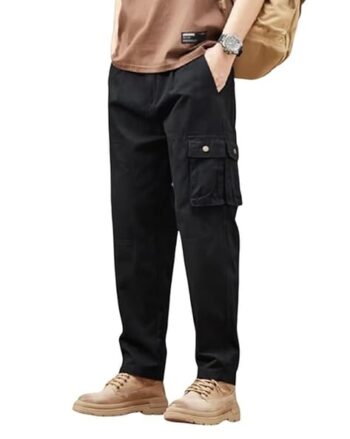Loose Fit Cargo Pants with Insert Pockets