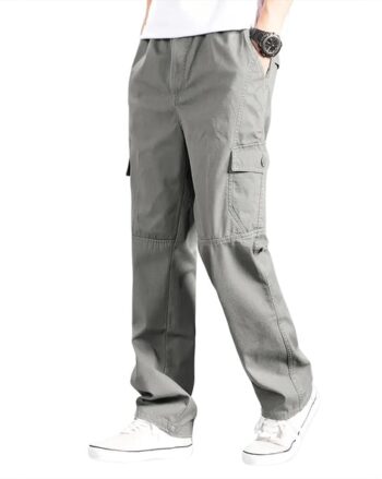 Baggy Fit Trousers with Oversized Pockets