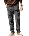 Men Solid Slim Fit Trousers