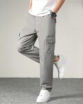 Men Relaxed Fit Jogger Pants with Insert Pockets