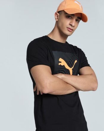 Mens Logo Graphic Slim Fit T-Shirt