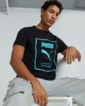 Mens Box Graphic Slim Fit T-Shirt