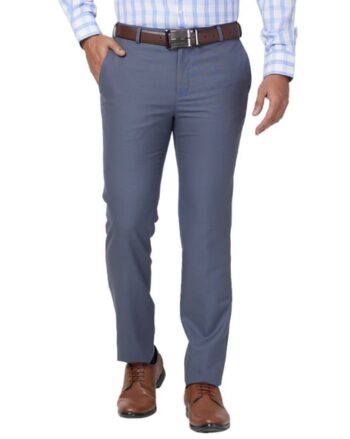Heathered Flat-Front Trousers