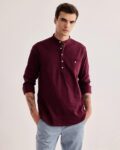 Men Regular Fit Mandarin-Neck Kurta