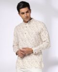Men Printed Slim Fit Kurta