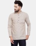 Men Regular Fit Short Kurta