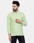 Men Regular Fit Short Kurta