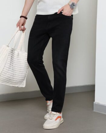 Shein Ankle Length Slim Jeans With Pockets