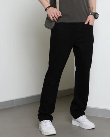 Shein Full Length Straight Jeans With Pockets