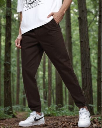 Slim Fit Flat-Front Cargo Trousers