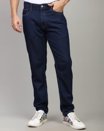 Shein men jeans dark blue 28