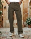 Shein Street Full Length Relaxed Cargo Jeans with Pockets