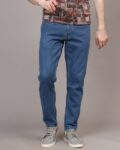 Shein men jeans mid blue 28