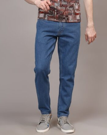 Shein men jeans mid blue 28