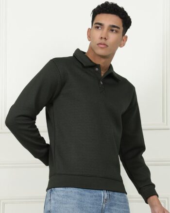 Striped Hoodie with Zip-Front