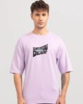 Typographic Print Crew-Neck T-Shirt