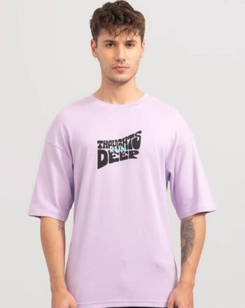 Typographic Print Crew-Neck T-Shirt
