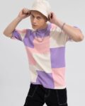Colourblock Crew-Neck T-Shirt