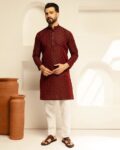 Men Embroidery Long Kurta