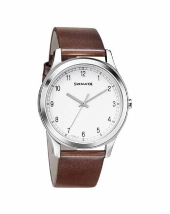 Men Water-Resistant Analogue Watch-NT7135SL03