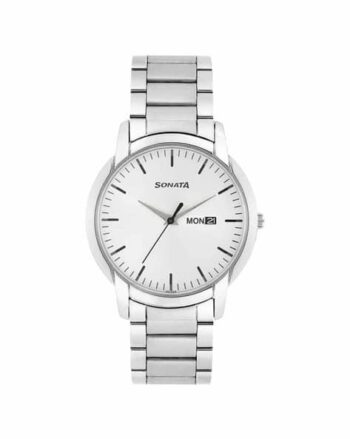 Men Water-Resistant Analogue Watch-NT77031SM04