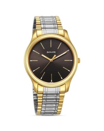 Men Water-Resistant Analogue Watch-NT77082BM02
