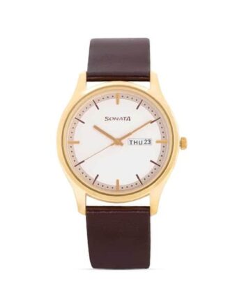 Men Water-Resistant Analogue Watch-NT77082YL03W