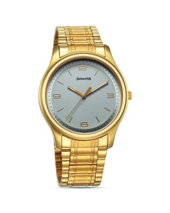 Men Water-Resistant Analogue Watch-NT77082YM12