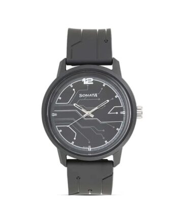 Men Water-Resistant Analogue Watch-NT77085PP01W