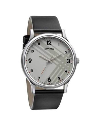 Men Water-Resistant Analogue Watch-NT77105SL01W