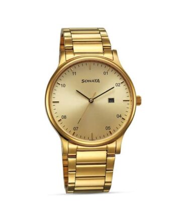Men Water-Resistant Analogue Watch-NT77105YM03