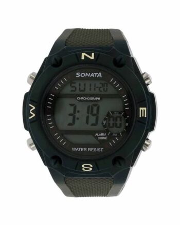 Men Water-Resistant Digital Watch-NT77033PP01
