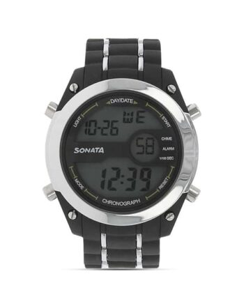 Men Water-Resistant Digital Watch-NT77034PP01