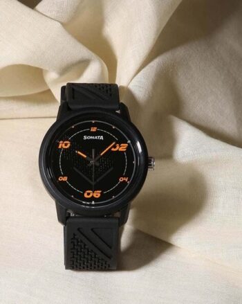Men Water-Resistant Analogue Watch-NT77085PP12W