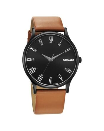 Men Water-Resistant Analogue Watch-NT77105NL13W