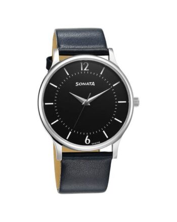 Men Water-Resistant Analogue Watch-NT77105SL18W