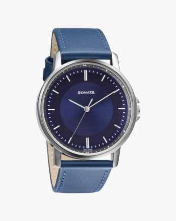 Men Water-Resistant Analogue Watch-NT77083SL07W