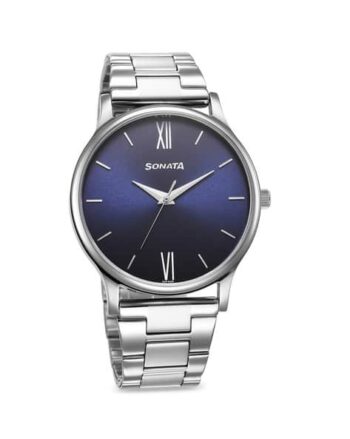 Men Water-Resistant Analogue Watch-NT77105SM08W