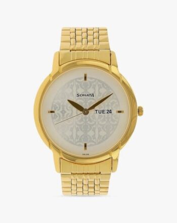 Men Water-Resistant Analogue Watch-NT77031YM03