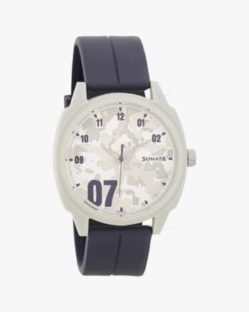 Men Water-Resistant Analogue Watch-NT77086PP14W