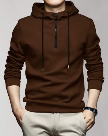 Men Regular Fit Hooded T-shirt