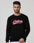 Men Typographic Print Regular Fit Sweatshirt
