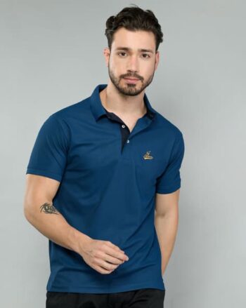 Polo T-Shirt with Embroidered Logo