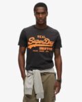 Men Logo Print Regular Fit Cotton Crew-Neck T-Shirt