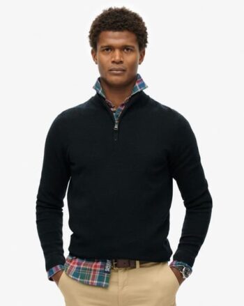 Men Chest Badge Logo Relax Fit Hoodie