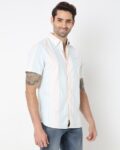 Men Textured Regular Fit Shirt