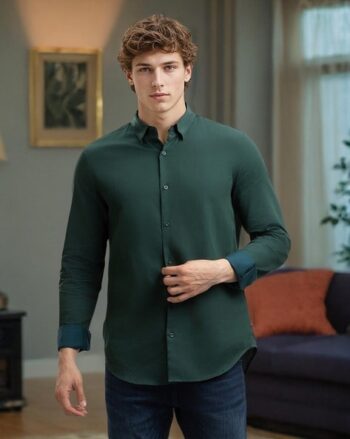 Men Checks Slim Fit Shirt