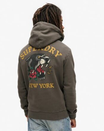 Drop-Shoulder Sweatshirt with Logo