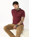 Men Premium Stretch Luxe Regular Fit Polo T-Shirt